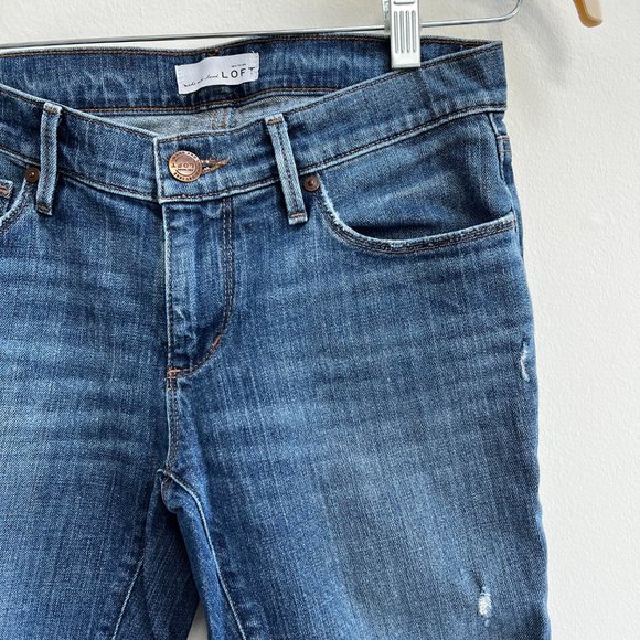 LOFT Relaxed Skinny Jeans in Vintage Wash - Picture 12 of 15